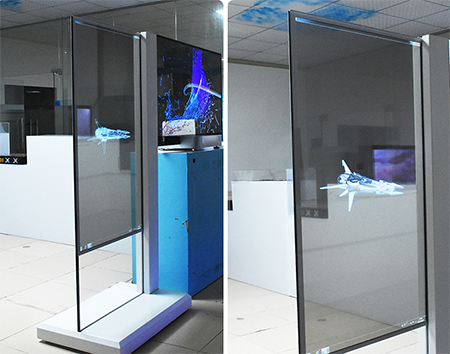 OLED prozoren zaslon, veste