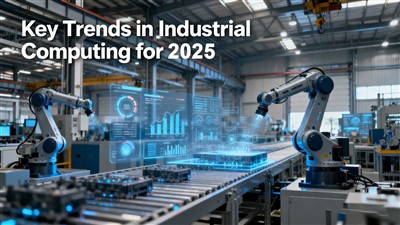 Ključni trendi industrijskega računalništva za globalno proizvodnjo v letu 2025